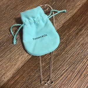 Tiffany & Co Sterling Silver Infinity Necklace